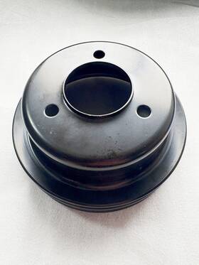 Espeedpro21 Esp-cr-80549 Ford Small Block Windsor 289 2v Crankshaft Crank Pulley 1964-1967 Mustang Black