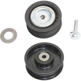 Evan-fischer 14618843 Accessory Belt Idler Pulleys Set Of 2 Upper For Mb Mercedes E Class Ml Slk Pair