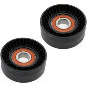 Evan-fischer 14878002 Accessory Belt Tension Pulleys Set Of 2 Pack Chevy Vw 525 325 330 For Jeep Beetl