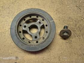 Ford 132792 Fe 352 390 428 Crank Pulley #132792 C4ae 6316 A E6 1966 Oem Original