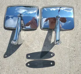 17743 Ford 17713 Set Door Mirror Original Pickup Truck F150 Bronco Eotb 80 81 82 83 84 85