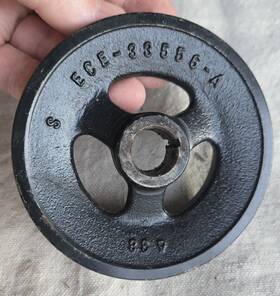 Ford -33556-a Vintage Used Mercury Lincoln Powersteering Pump Pulley 4 Inch Od