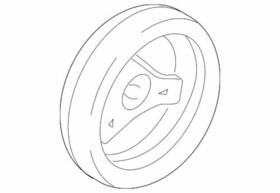 Ford 6l2z-3a733-aa Oem New 1996-2011 Ranger Mustang Power Steering Pump Pulley