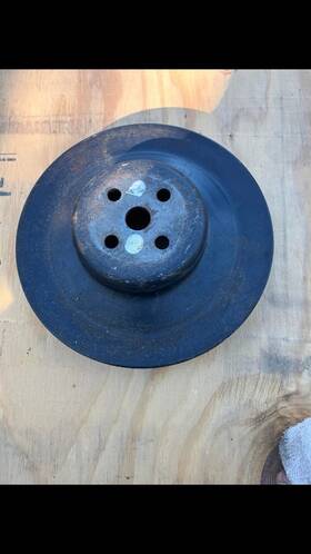 Ford 8 -8509-a 1968 Fe Water Pump Pulley 68 Big Block