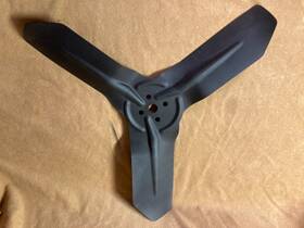 Ford 8600-b 1955 1956 Thunderbird Original Factory Painted 3 Blade Fan No Center Hub Cracks