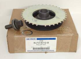 Ford 8u7z-6312-b New Oem Genuine Engine Crankshaft Pulley 2005-2008 Escape 2.3 Hybrid