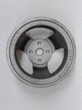 Ford C1te-8509-f F100 Water Pump Pulley Two 2 Groove 272 292 312 Y Block V8