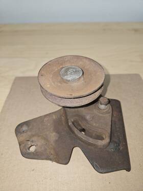 Ford C4aa-8a619-a/ 10a313 1964 1965 66 And Mercury Alternator Bracket With A/c Adjusting Pulley Orig
