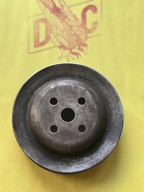 Ford C5dz-8509-a 1965 1966 Mustang 170 200 6 Cyl A/c Water Pump Pulley 2 Groove C5de-8509-a