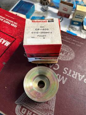 Ford C5tz-10344-j New 2 Groove Alternator Pulley For Select 1965-1991 Usa Gp-466