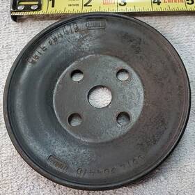 Ford C6te-9b447-b 1966 1967 Mustang 200 P/s A/c Smog Pulley 4 Hole