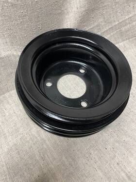 Ford C8ae-6a312-d 1968 1969 1970 Crank Pulley 390gt 428cj Mustang Cougar With Power Steering
