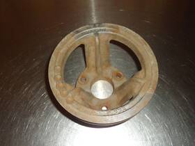 Ford Cipulv8 Cast Iron 1-groove Crankshaft Crank Pulley Mustang Mercury V-8