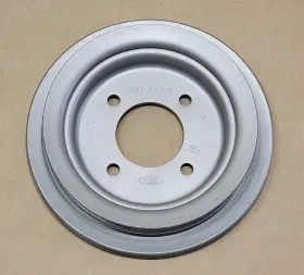 D0az-6a312-a Ford 1970-1972 Mustang Torino Tbird 429 Two 2 Groove Crank Pulley D0ae 6312 A