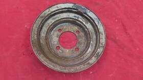 Ford D0oe-6313-b3 70-74 2 Groove Crankshaft Pulley 4 Hole Mustang 351 Mach 1 302 D0oe 6312 B3