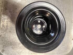 Ford D2oz-8509-a 1972 1973 Torino 302 351 400 Water Pump Pulley 6-1/8 Inch Mustang Cougar D2oe-8509-aa