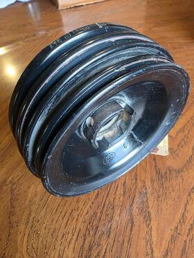 Ford D4fz-6a312-a Used Crank Pulley 74-79 Pinto 2.3l With No A/c