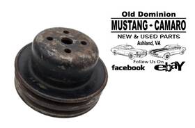Ford D8be-8509-b7a 1978 2 Groove Water Pump Pulley Inline 200 6 Cyl