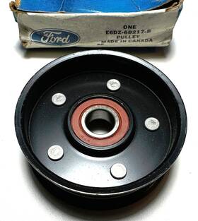 Ford E6dz6b217b Genuine Serpentine Belt Idler Pulley Nos E6dz-6b217-b