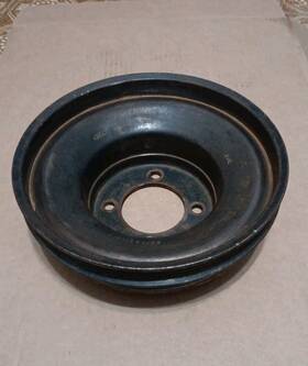 Ford Eose6312g7a Crank Pulley 289 302 351w 351c 2 Groove 4 Bolt 5 Serpentine Belt