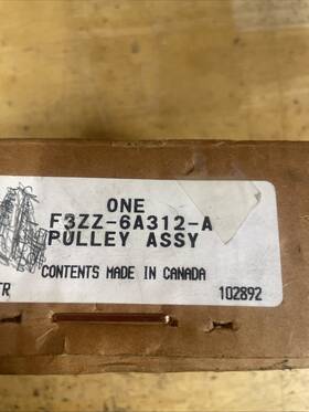 Ford F3zz-6a312-a 1993 Cobra Mustang Crank Pulley. New With Opened Box. Never Been Installed