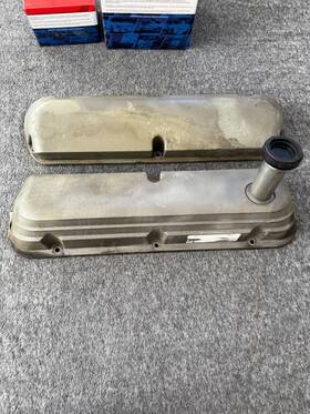 Ford Fize-6583-ca 87-93 Sbf Fox Body Mustang 5.0l Stock Oem Valve Covers 302 Efi Factory