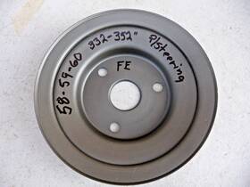 Ford Fomoco B8a-6319-a 1958 1959 1960 Thunderbird Original 352ci Add On Crank Pulley Power Steering