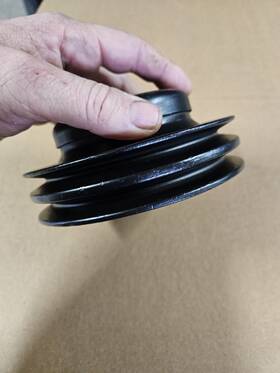 Ford Fomoco C9ze-a 1969 Mustang Water Pump Pulley 250 6 Cylinder Two Groove