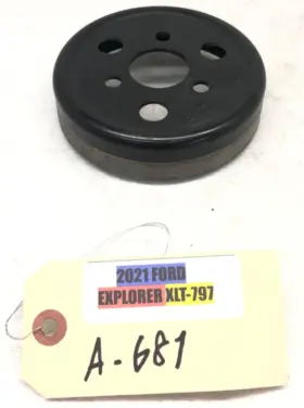 Hj5e-8509-aa Ford 2020-2024 Explorer Rwd 2.3l I4 Engine Water Pump Pulley Oem Hj5e-8509-aa Ford 2020-2024 Explorer Rwd 2.3l I4 Engine Water Pump Pulley Oem