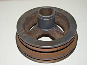 Ford Mercury Eac-6312-a 49-53 Flathead V8 3-belt Crankshaft Pulley 50 51 52 Blower P/s A/c