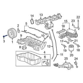 Ford Oe Bk2z6a345a For Transit-150 2015-2019 Engine Crankshaft Pulley Bolt
