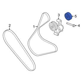 Ford Oe Ds7z8678a For Mustang 2015-2023 Accessory Drive Belt Idler Pulley