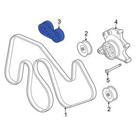 Ford Oe Kr3z6b209a For Mustang 20-22 Accessory Drive Belt Tensioner Assembly