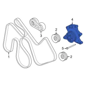 Lc3z8678g Ford Oe For F-250 Super Duty 11-19 Accessory Drive Belt Idler Pulley Lc3z8678g Ford Oe For F-250 Super Duty 11-19 Accessory Drive Belt Idler Pulley
