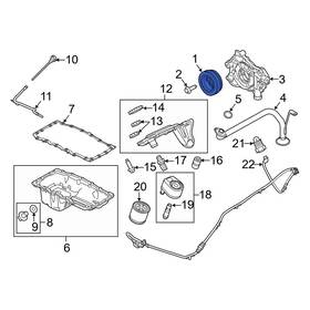 Ford Oe Nc3z6312a For F-150 2010-2014 Engine Crankshaft Pulley