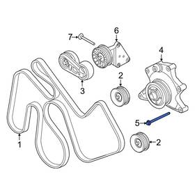 Ford Oe W701629s437 For F-350 Super Duty 2011-2024 Belt Tensioner Bolt