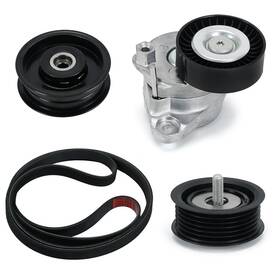 Fqranbo 2722021419/2722000270 Drive Belt Tensioner And Idler Pulley Serpentine Kit Compatible With