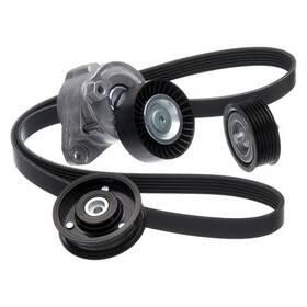 Gates 90k-38319e For Mercedes-benz G550 11-15 Micro-v Serpentine Belt Drive Component Kit