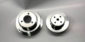 Gearhead Enterprises 8844/8845 Display Big Block Chevy Lwp Aluminum Water Pump Crankshaft Pulley Kit Bbc