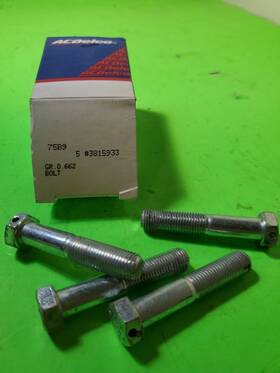 General Motors 3815933 Lot Of 4 62-68 Corvette Chevelle Camaro Crankshaft Pulley Balancer Bolts