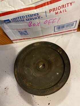 General Motors 3860457 1960s Chevrolet Gm Chevy Power Steering Pump Pulley One Single Groove 327 283