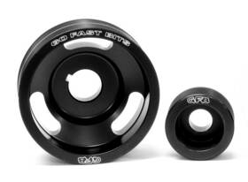 Gfb Go Fast Bits 328022001838 2001 Black 2pc Crank And Alternator Underdrive Pulley Kit With Belts