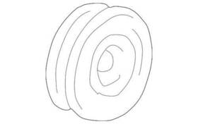 Gm 12634218 Genuine 1987-2016 Chevrolet Gmc Silverado Lt Drive Belt Idler Pulley