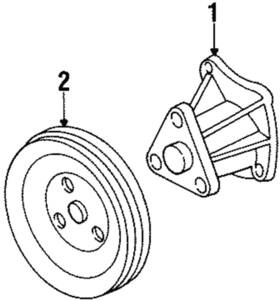 Gm 14083317 Genuine Engine Water Pump Pulley