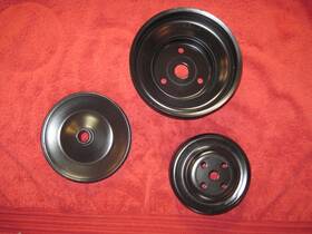 Gm 141021 1988-94 Chevy Gmc Truck Serpentine Belt Pulleys Water Pump Crank P/s Sbc 5.7 5.0