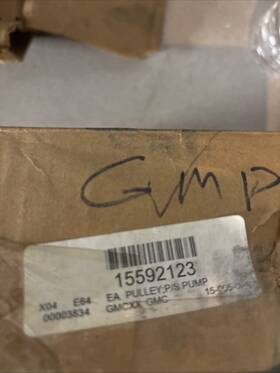 Gm 15592123 Genuine Oem Pulley Assembly P/s Pump 1985-1991 Nos
