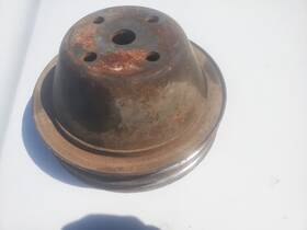 Gm 377247cd Nos Oem 1960-1978 Chevy Truck 366 427 Water Pump Fan Double Pulley 3770247cd