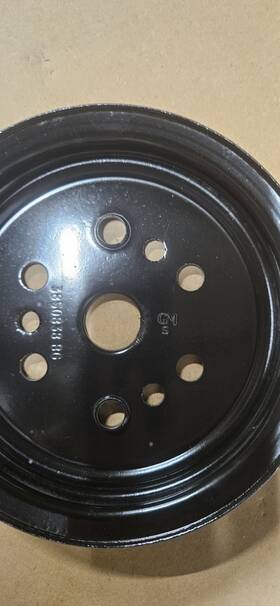 Gm 3850838bg 64-70 Oem C2 C3 Corvette Sm Block Crankshaft 2 Groove Pulley Refurbed