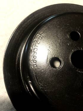 Gm 3889372 Corvette 1965-1970 427-454 3 Groove Water Pump Pulley