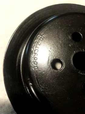 427-454 Gm 3889372 Corvette 1965-1970 3 Groove Water Pump Pulley